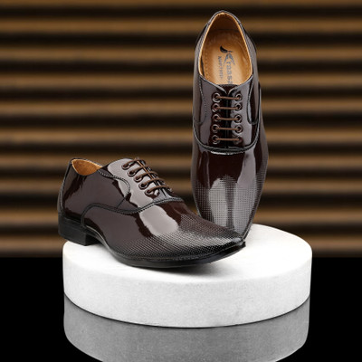 Kraasa Lace Up For Men(Brown , 7)