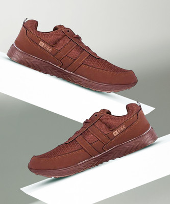 SEGA Running Shoes For Men(Brown , 7)