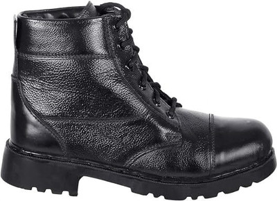 BRONIKA Boots For Men(Black , 10)