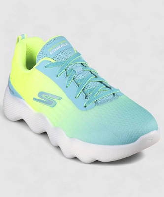 Skechers GO WALK MASSAGE FIT Walking Shoes For Men(Green , 3)