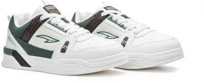 asian Casual Sneaker Shoes for Men | Soft Cushioned Insole || Chicago-01 Sneakers For Men(Off White, Olive , 7)