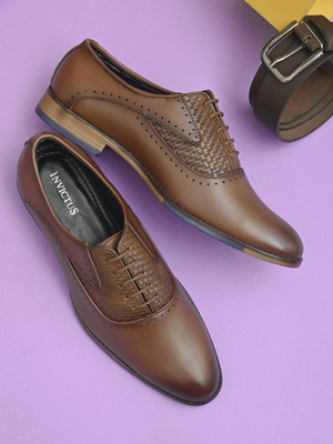 INVICTUS Derby For Men(Tan , 6)