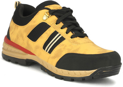 BANYY Boots For Men(Yellow, Black , 10)