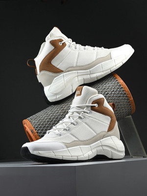 HRX by Hrithik Roshan 064 09 Basketball Shoes For Men(Off White , 10)