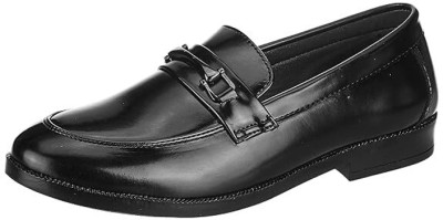 SIMATA Party Wear Loafers For Men(Black)
