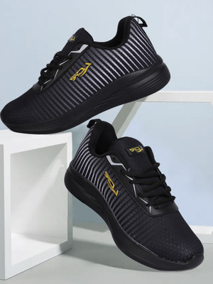 LANCER WONDER-36BLK-LGR Running Shoes For Men(Black , 9)