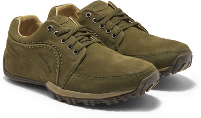 WOODLAND GC 2582117D OLIVE GREEN Casuals For Men(Olive , 7)