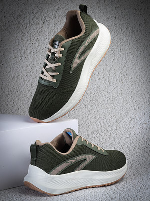 asian Sports,Walking,Training,Gym,Stylish RAFTAAR-07 Training & Gym Shoes For Men(Olive, Beige , 6)