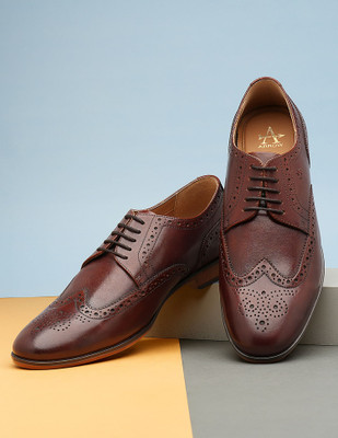 ARROW Brogues For Men(Brown , 6)