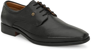 ALBERTO TORRESI Alberto Torresi Genuine Leather Black Laceup Formal Shoes Lace Up For Men(Black)