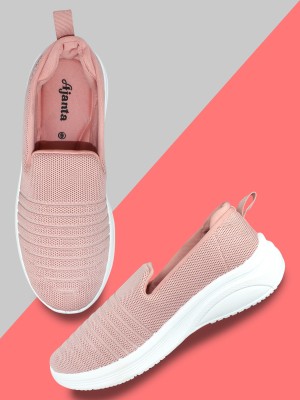 AJANTA Walking Shoes For Women(Pink)