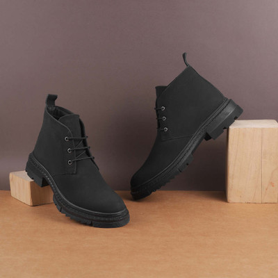 METRO Boots For Women(Black , 4)