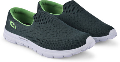 CAMPUS CROWN NEW Women's Casual Shoes | Soft Knitted Upper for Sock-Like Fit | Slip-on Walking Shoes For Women(Green , 7)