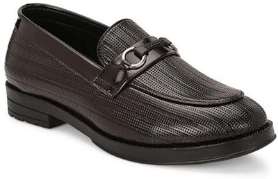 Akash Enterprises Men's Sole Premium Formal Dress Shoes | Elegant | Comfortable and Stylish Slip On For Men(Black , 6)
