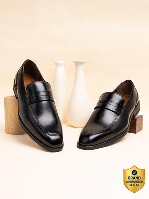 LOUIS STITCH Formal Slipon (SXMC) Mocassin For Men(Black , 8)