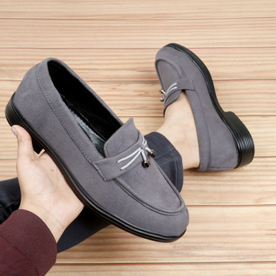 ROCKFIELD Loafers For Men(Grey , 8)