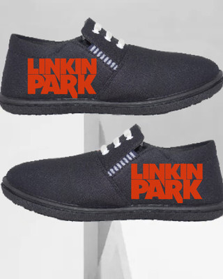 Kenamin Stylish Casual Shoes for Men and kids Casuals For Men(Black, Orange , 3)
