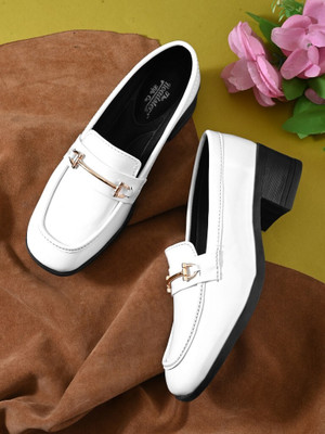 Roadster SS26 Women's Casual Loafers Loafers For Women(White , 3)