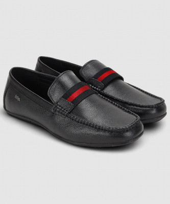 LEE COOPER Leather Casual Slip-On Stylish Lightweight and Comfortable Daily Wear Loafers For Men(Black , 11)