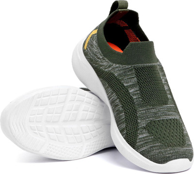 OAKMEN Men sports shoes Trendy unique stylish black Sneakers For Men(Olive , 8)