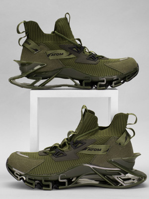 ATOM Spring Edge Alpha 2 Sneakers For Men(Olive , 6)