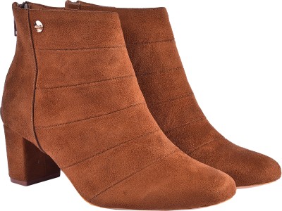 Swagga 20233002 Boots For Women(Tan)