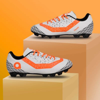 AIVIN AIVIN UPLIFT Football STUD Football Shoes For Men(Orange, Black, Grey)