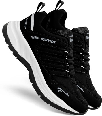 BRUTON Lite Sports Shoes Running Shoes For Men(Black)