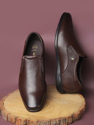 HUSH PUPPIES Slip On For Men(Brown , 8)