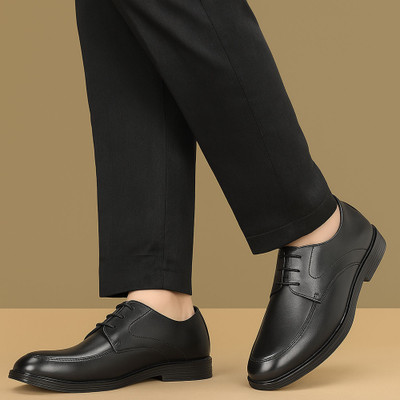 CHADDAMMI Rich Quality|Comfortable|Officewear|Formal Shoe Derby For Men(Black , 8)