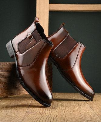 Roadster Boots For Men(Tan , 7)