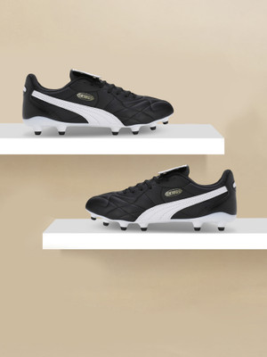 PUMA KING TOP FG/AG Football Shoes For Men(Black , 11)