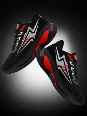 LANCER PLATINUM-47BLK-RED Running Shoes For Men(Black , 7)