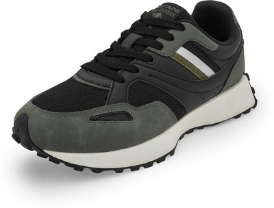 RED TAPE Lifestyle Sneaker Shoes for Men | Elegantly Rounded Front, Soothing Insole Sneakers For Men(Black, Green , 10)