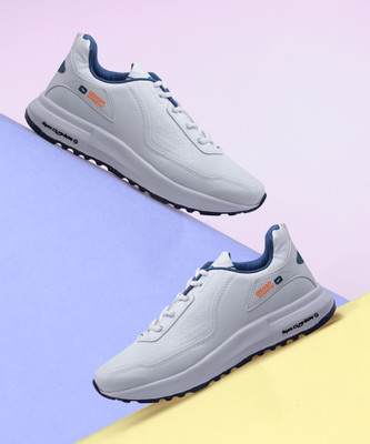 asian Waterproof-18 White Gym,Sports,Walking,Stylish With Extra Comfort Running Shoes For Men(White, Blue , 7)
