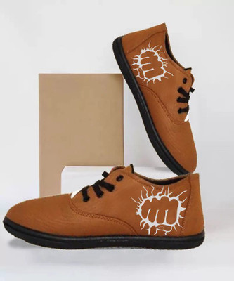 KANEGGYE CASUALS FOR MEN & KIDS Casuals For Men(Tan, White , 10)