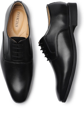 INVICTUS INVICTUS Men Black Formal Oxfords Oxford For Men(Black , 8)