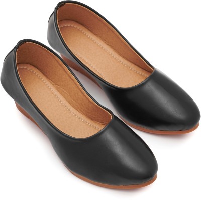 RAVIS Soild Formal officewear , casual slipon Slip On For Women(Black , 9)