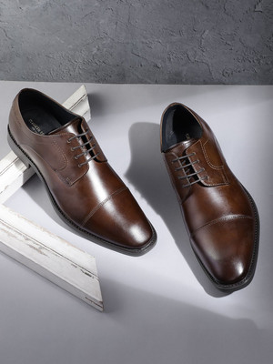 Kenneth Cole Derby For Men(Brown , 8)