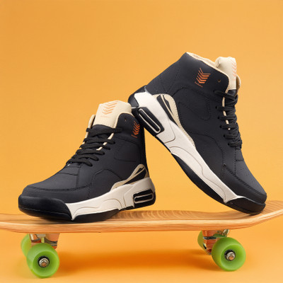 SARA Boots For Men(Black , 10)