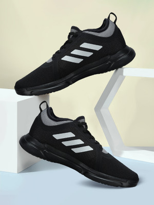 ADIDAS TRACK-ONE M Running Shoes For Men(Black , 6)