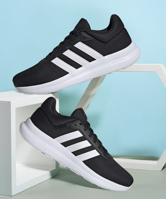 ADIDAS LITE RACER 4.0 Running Shoes For Men(Black , 12)