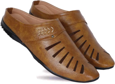 Mr Cobbler Men Beige Sandals
