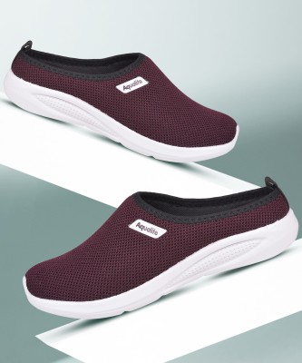 Aqualite PLATINUM-603 Casual Soft Cushion Insole Slip-Resistance For Women Shoes Black Bellies For Women(Maroon , 8)