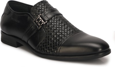 LUIS MERCOS LM_013 Monk Strap For Men(Black , 6)