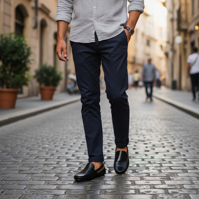 Hilux Hilux Trendy Loafers For Men Loafers For Men(Black, Black , 6)