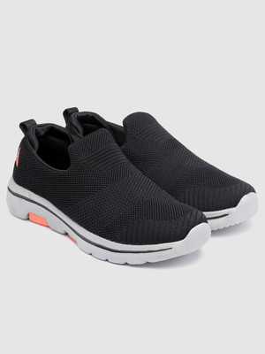 action Athleo ATG 487 Comfortable Lightweight Breathable Sports Slip On Running Shoes For Men(Black , 8)