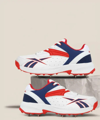 REEBOK Not Out Syndicate Cricket Shoes For Men(White , 10)