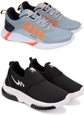 ELASA TY-GREYY HERO_AIR BLACK For Men(Grey , 7)