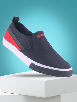 Sparx SM 789 | Stylish, Comfortable | Slip On Sneakers For Men(Black , 8)